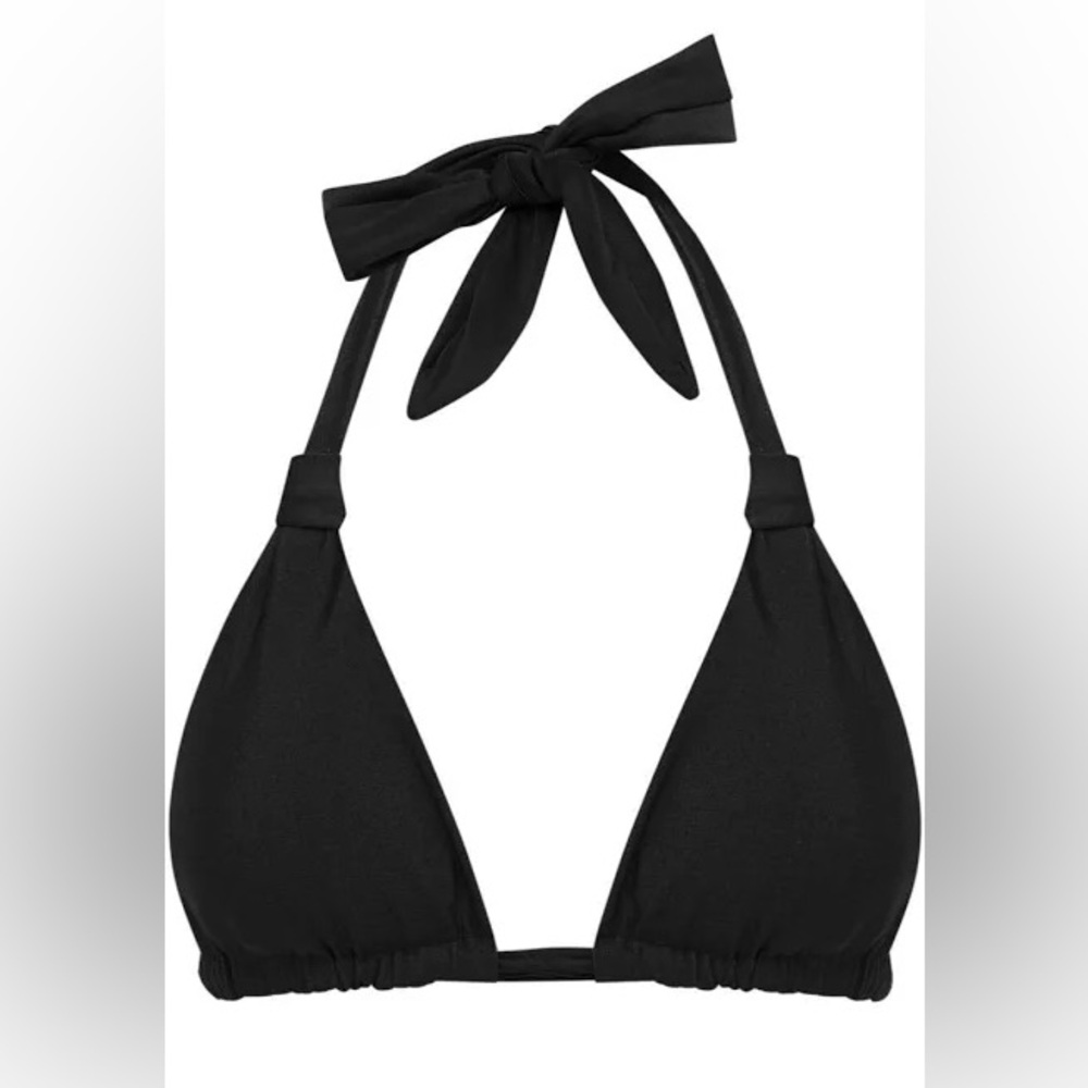 Somerfield Black Halter Bikini Top - Size xs